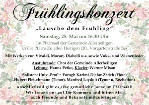 Frühlingskonzert – 10. Mai