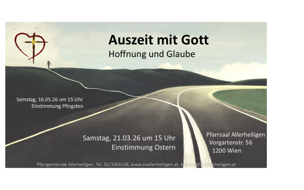 Einladung zum Einkehrnachmittag 